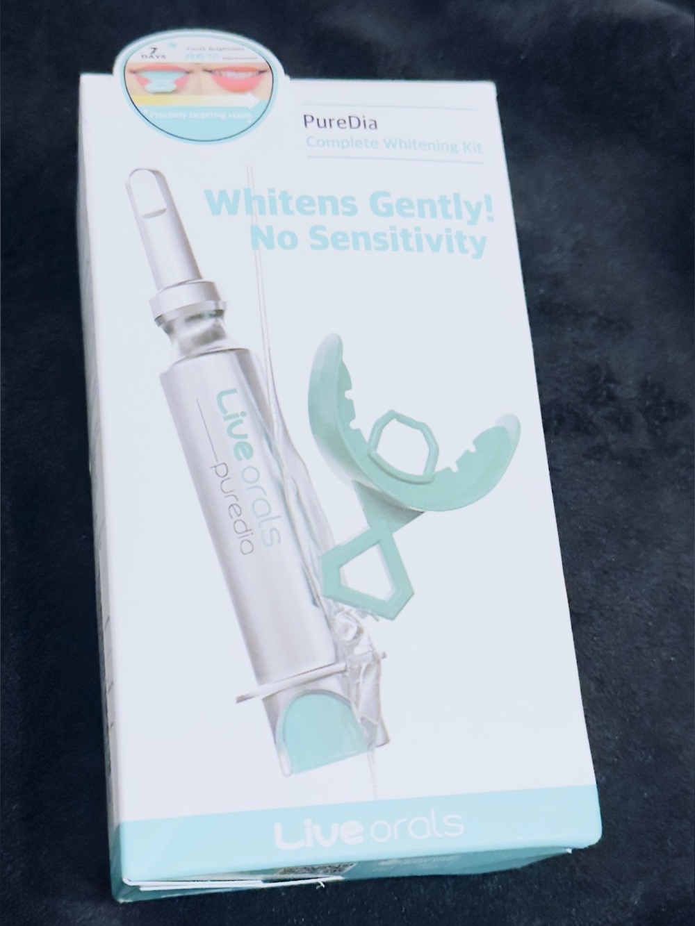 PureDia Teeth Whitening Kit - Gel & Mouthpiece Set, Hydrogen Peroxide